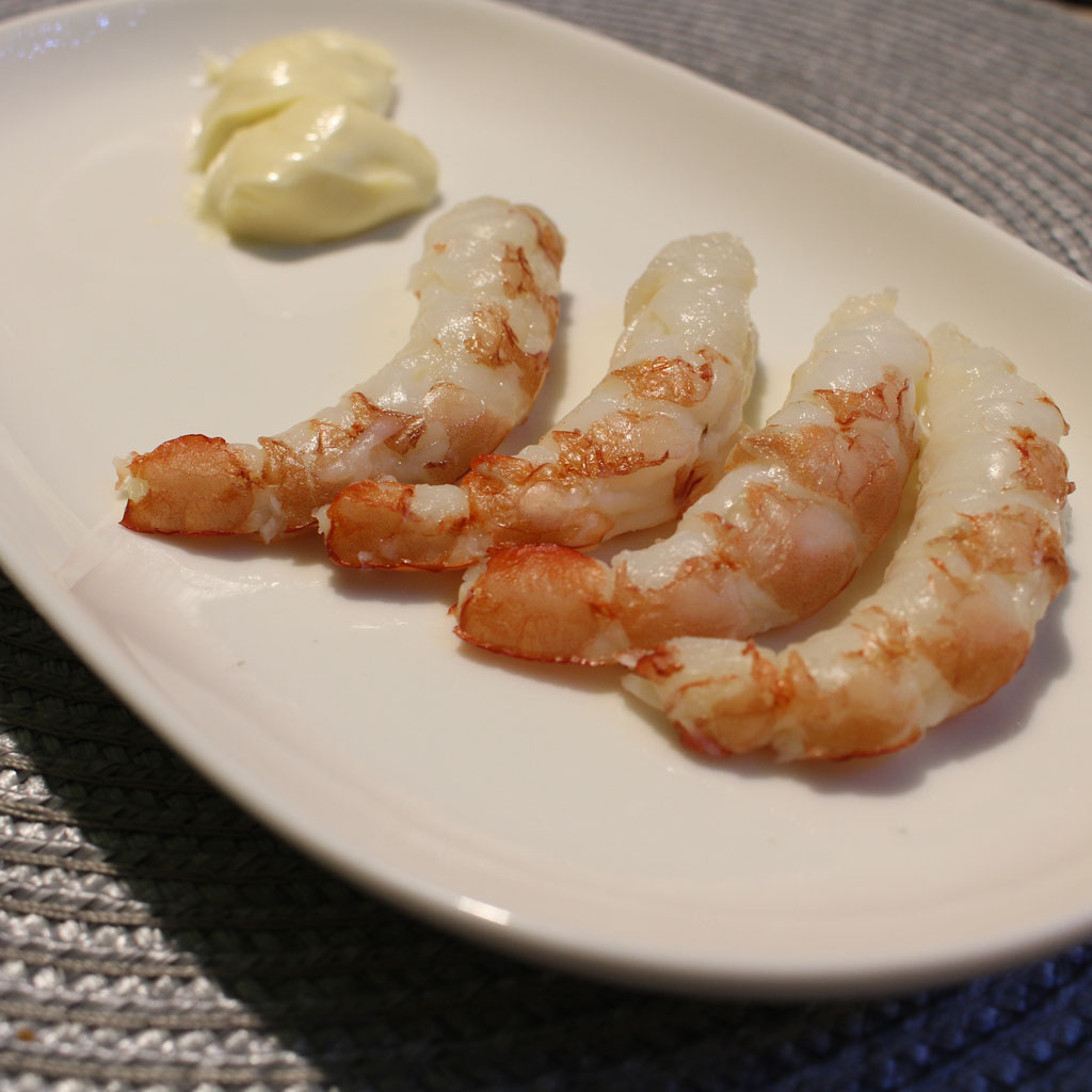  Shrimps with mayo